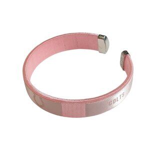Indianapolis Colts Pink Ribbon Cuff Bracelet Breast Cancer Awareness Football